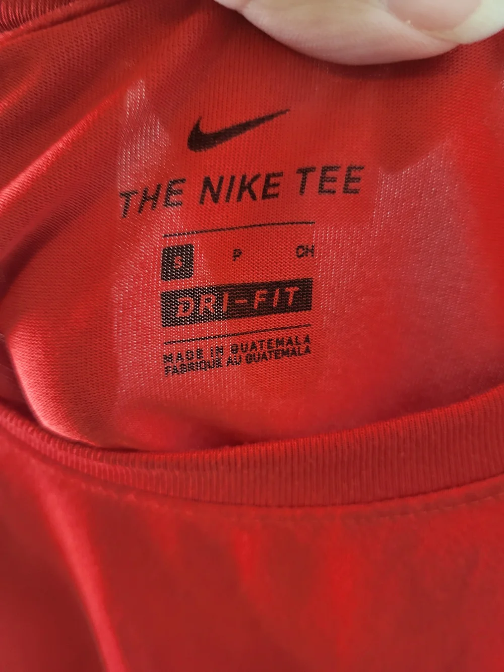 Nike Red Dri-FIT Short Sleeve Tee